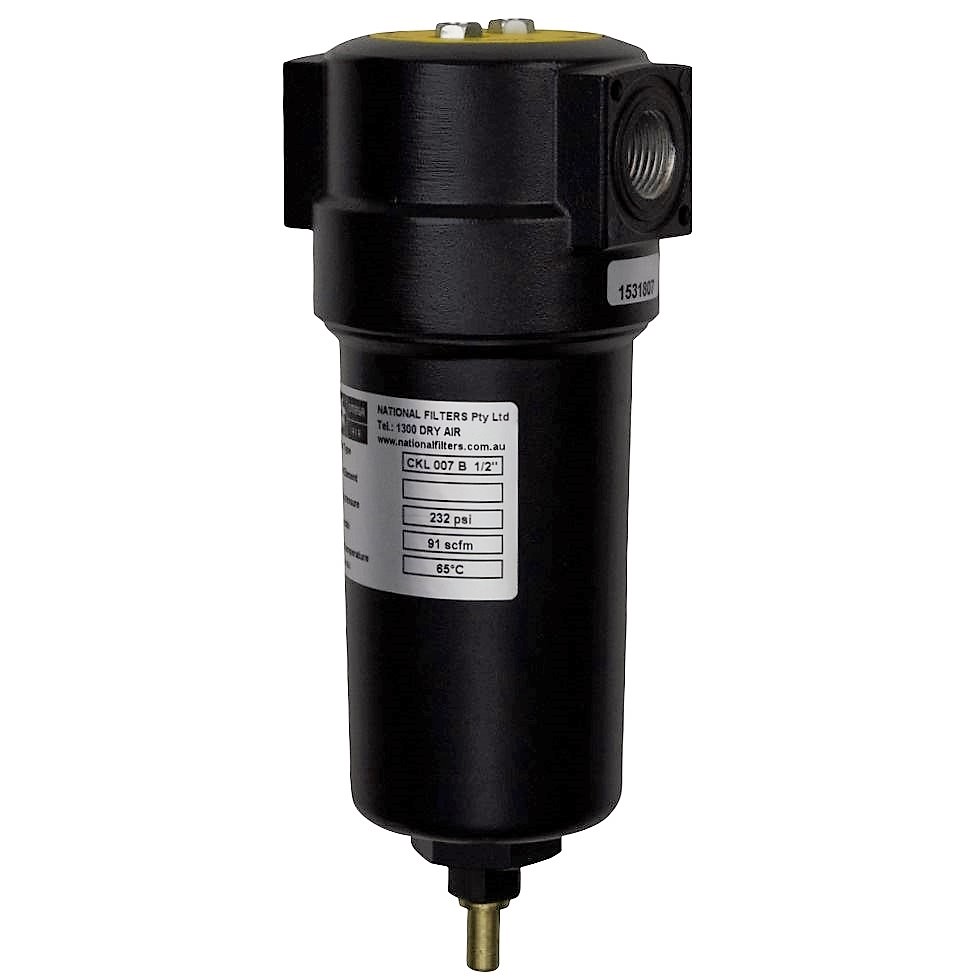 CKL007B 1/2" BSP Cyclonic Water Separator National Filters National