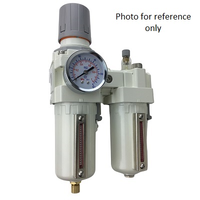 3/8" Filter Regulator & Lubricator With Gauge & Auto Drain - National ...