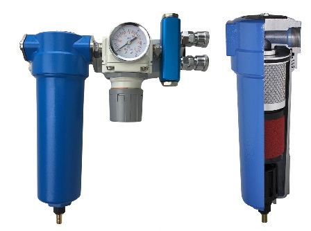 Two Stage, Supplied Breathing Air Filter